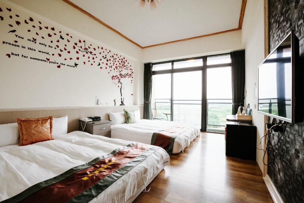 Postel nebo postele na pokoji v ubytování Lisinty Resort