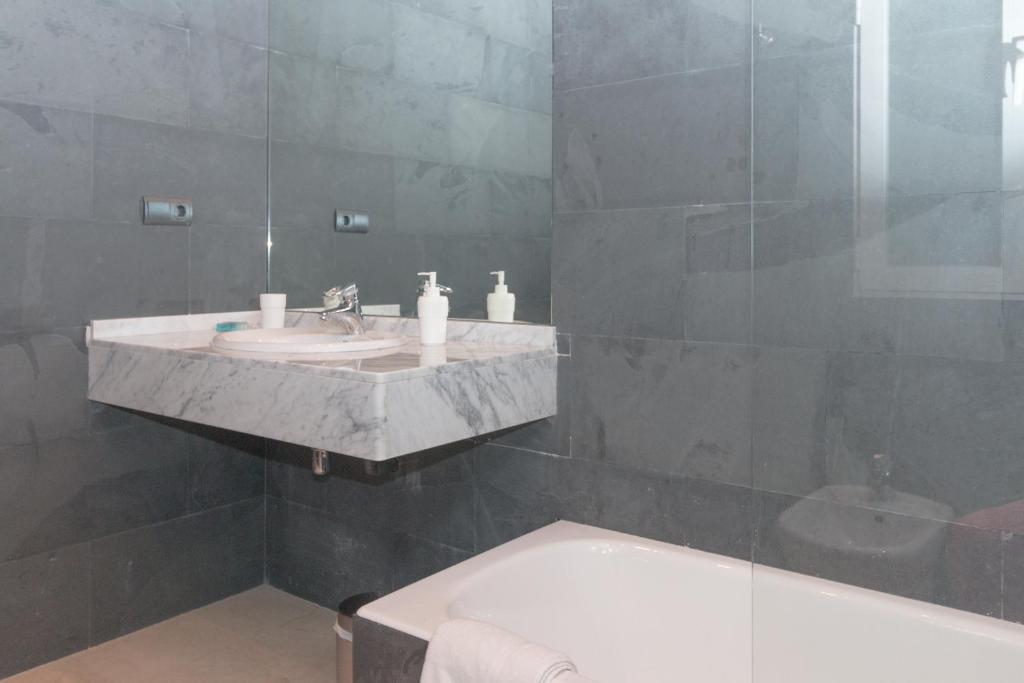 Koupelna v ubytování BET Apartments - Canovas rooms