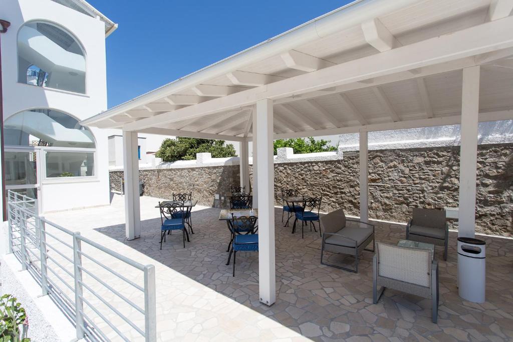 Balkón nebo terasa v ubytování Odysseus Hotel