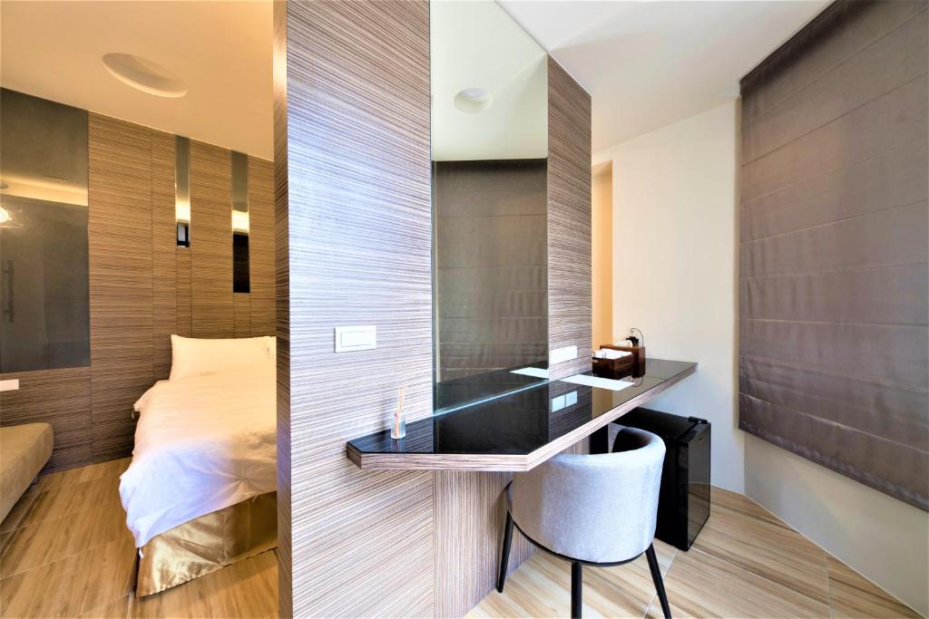 Koupelna v ubytování 晴空桂冠 Clear Sky Laurel Hotel