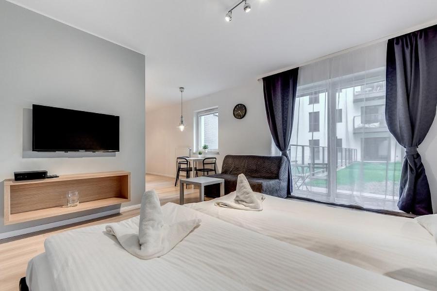 Apartamenty Apartinfo Chmielna Park - Стандартная студия с парковкой (4 взрослых)