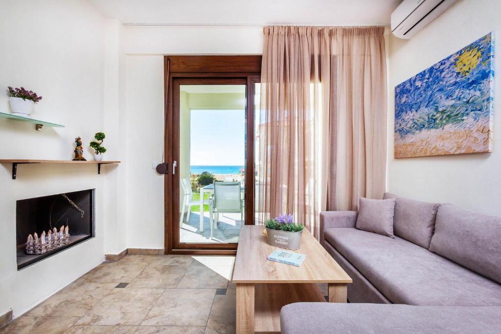 Posezení v ubytování Sunset Villas
