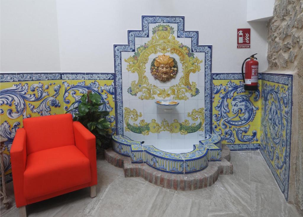 Posezení v ubytování LA CASONA DE BAUTISTA 4 estrellas con piscina montanchez CACERES