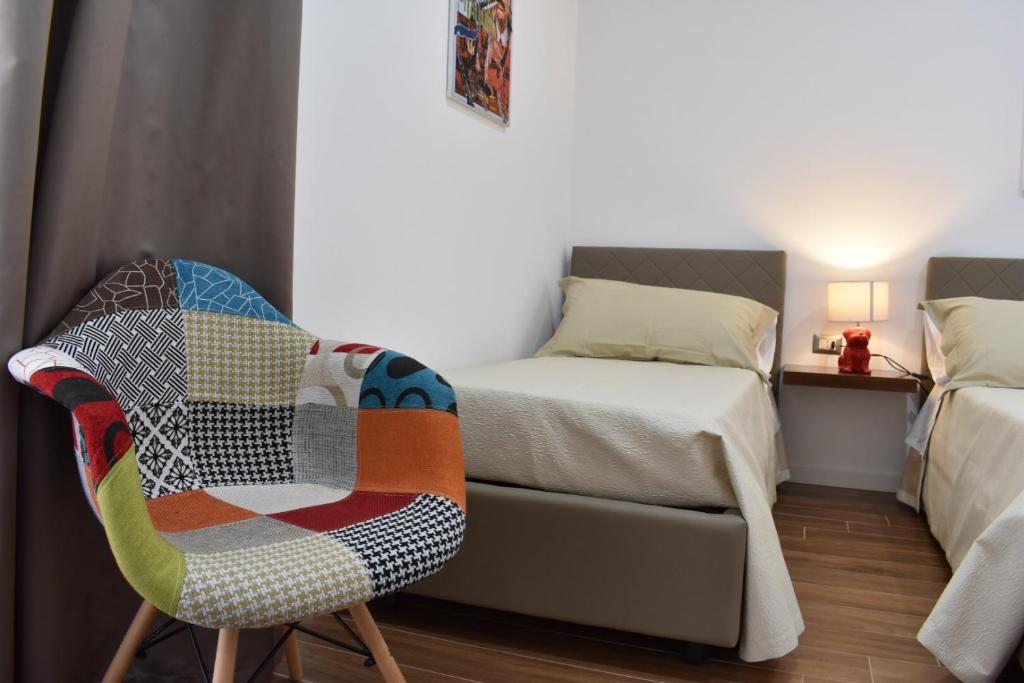 Posezení v ubytování b&b Donna Raffaela
