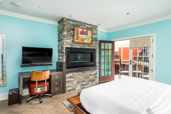 TV a/nebo společenská místnost v ubytování Margaritaville Island Hotel