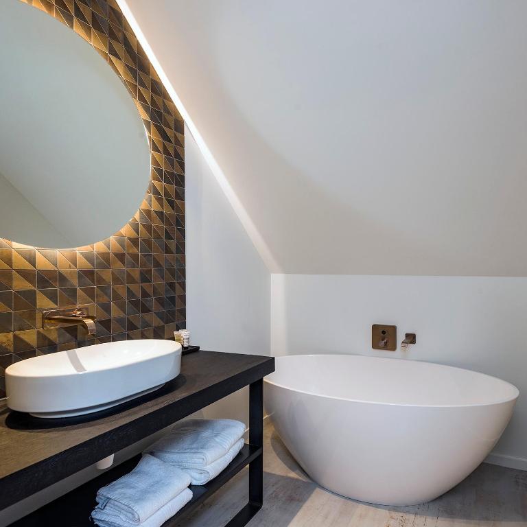 Koupelna v ubytování Designhotel Beila
