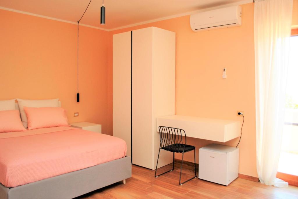 Posteľ alebo postele v izbe v ubytovaní Puteoli house
