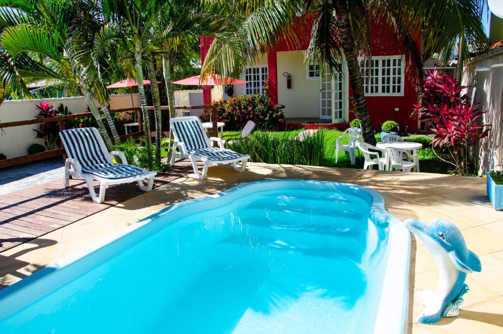 Swimmingpoolen hos eller tæt på Pousada Luzes de Geribá