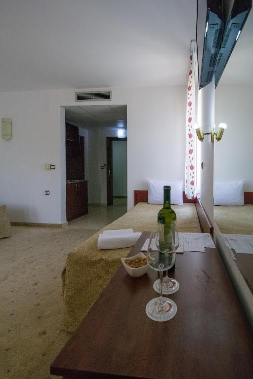 Postel nebo postele na pokoji v ubytování Hotel Nar Gevgelija