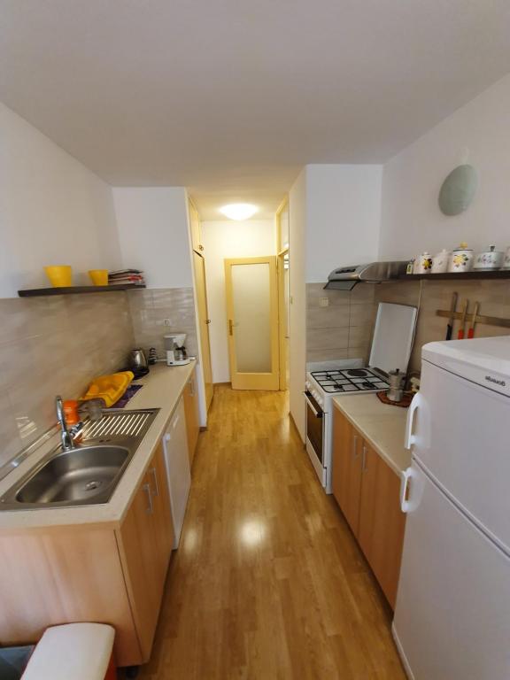 Kuchyňa alebo kuchynka v ubytovaní Apartman Val