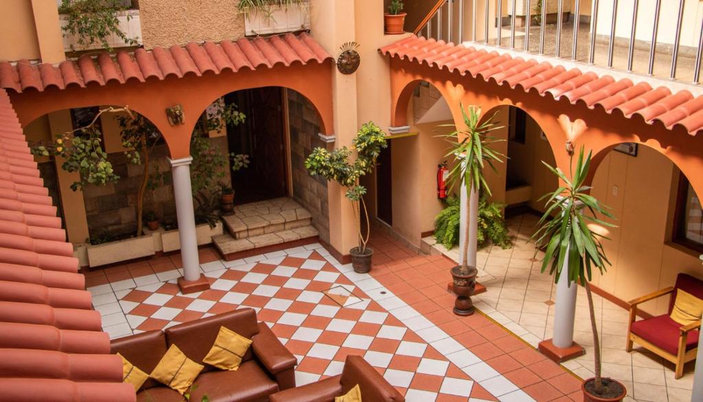 Balkón nebo terasa v ubytování Hotel del Sur