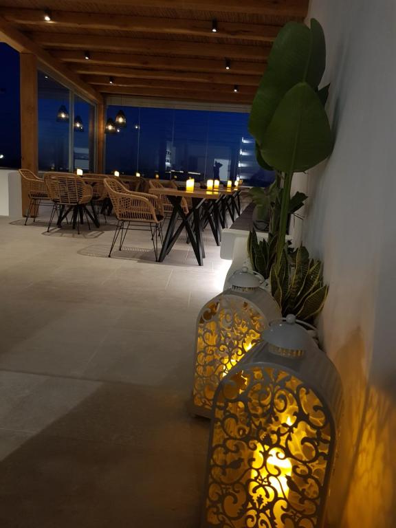Restaurace v ubytování Avra Mykonos