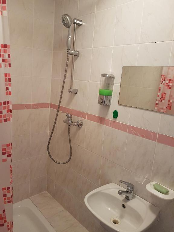 Kúpeľňa v ubytovaní ubytovanie Petra