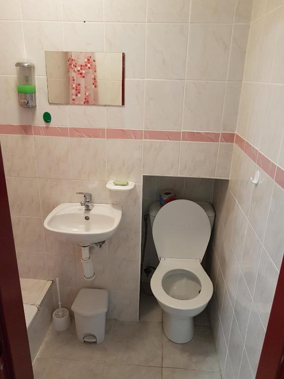 Kúpeľňa v ubytovaní ubytovanie Petra
