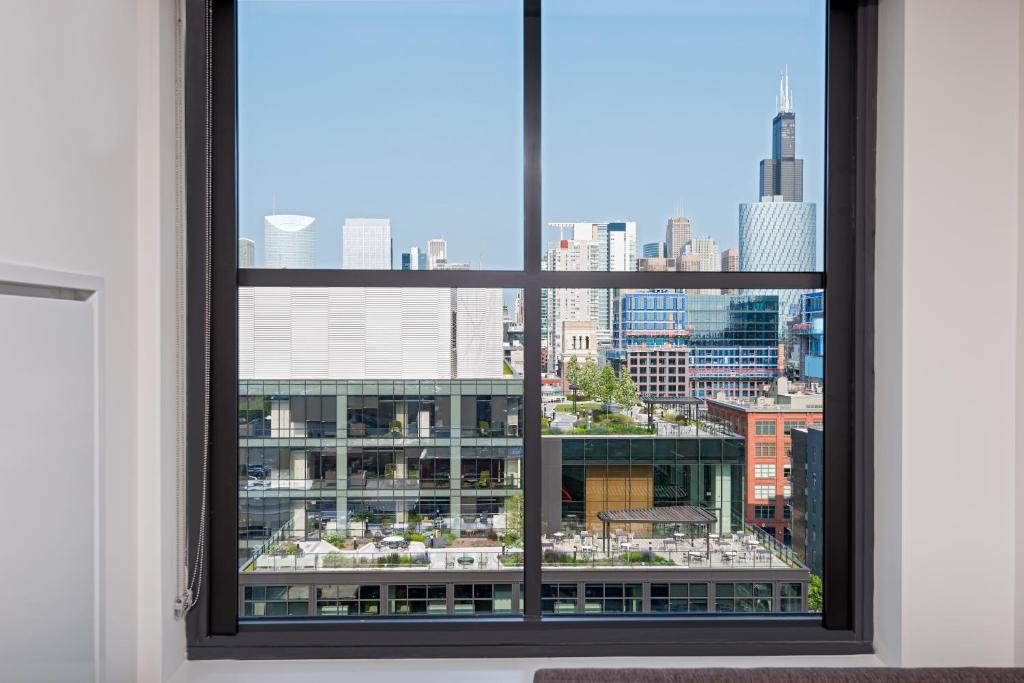 Hyatt House Chicago West Loop-Fulton Market - 带厨房的国王套房 - 高地板