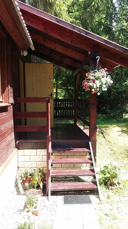 Zahrada ubytování Chatka Nad Strumieniem