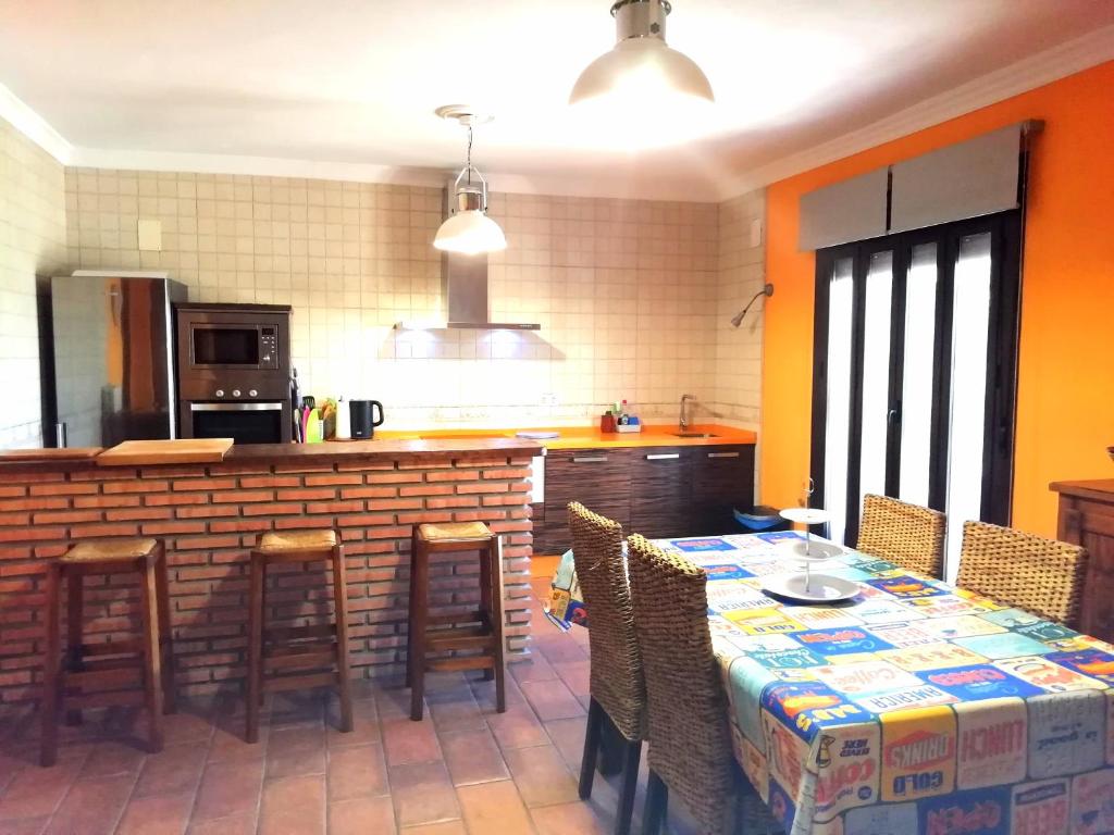 Kuchyň nebo kuchyňský kout v ubytování Chalet Duna