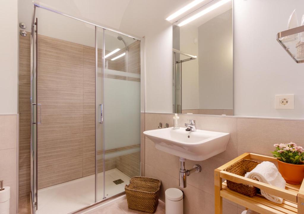 Kúpeľňa v ubytovaní Apartamentos Plaza Mayor 35