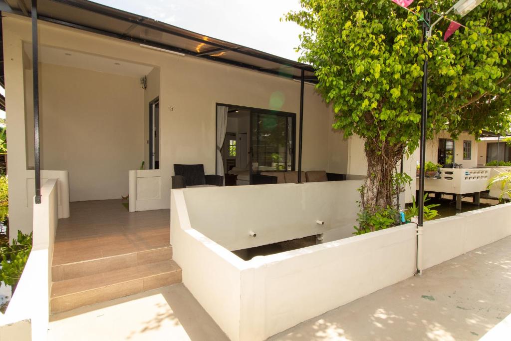 Balkón nebo terasa v ubytování Aussieland Bungalows