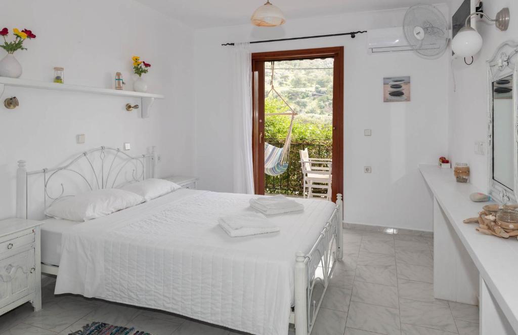 Posteľ alebo postele v izbe v ubytovaní Galini Studios & Apartments-Adults only