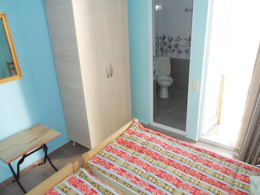 Koupelna v ubytování Guest House Nika