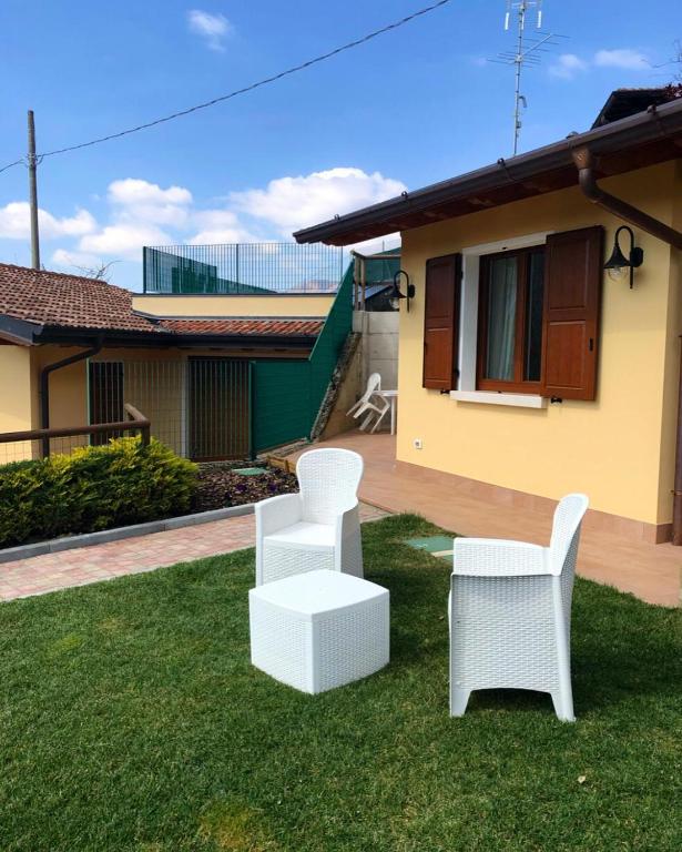 Zahrada ubytování B&B Isola Verde