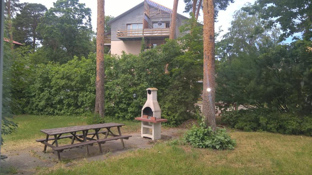 Zahrada ubytování Laine guesthouse