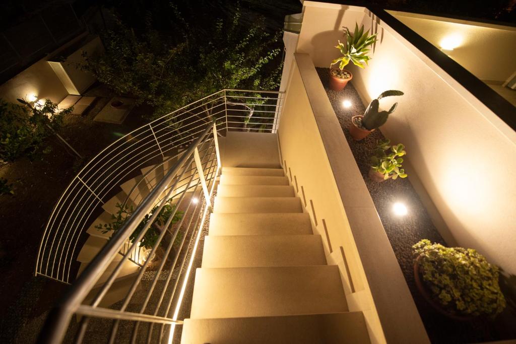 Balkón nebo terasa v ubytování Michelino House