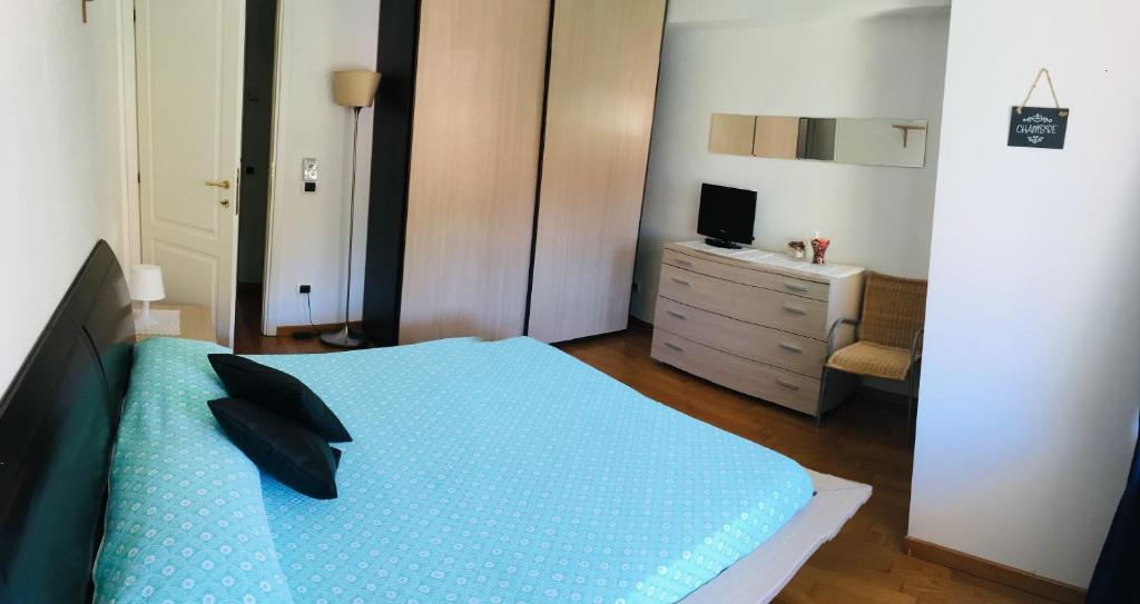 Posteľ alebo postele v izbe v ubytovaní Ledonia Apartment