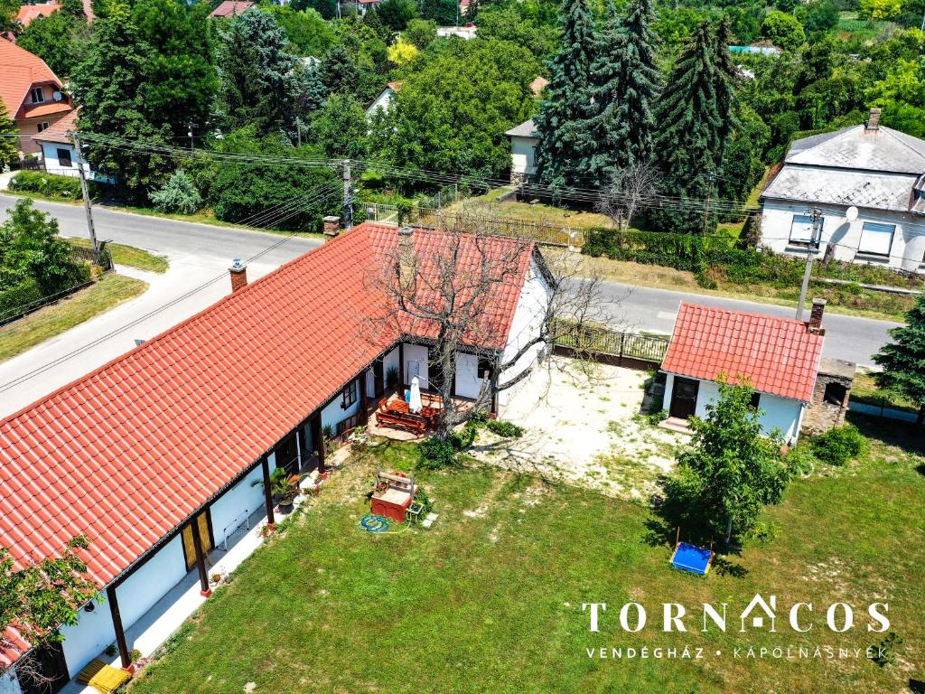 Vonkajšia záhrada v ubytovaní Tornácos Vendégház Kápolnásnyék