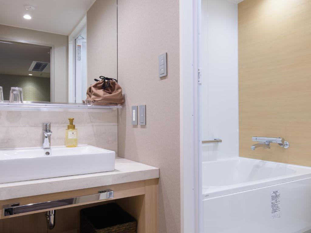 Koupelna v ubytování Nara Royal Hotel