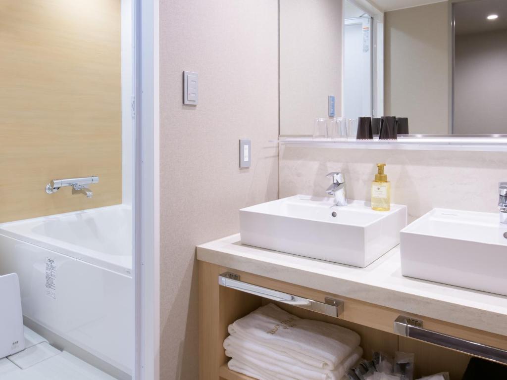 Koupelna v ubytování Nara Royal Hotel