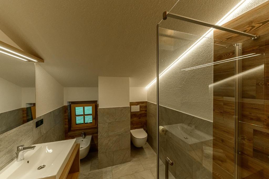 Kúpeľňa v ubytovaní Mooserhof
