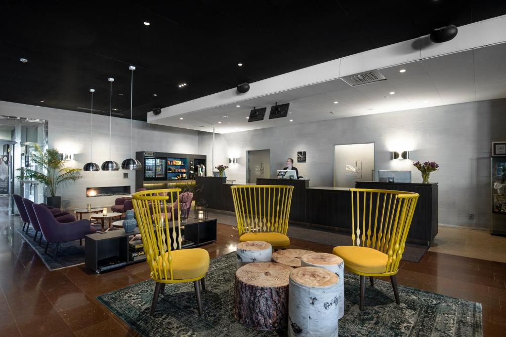 Posezení v ubytování Quality Hotel Sundsvall