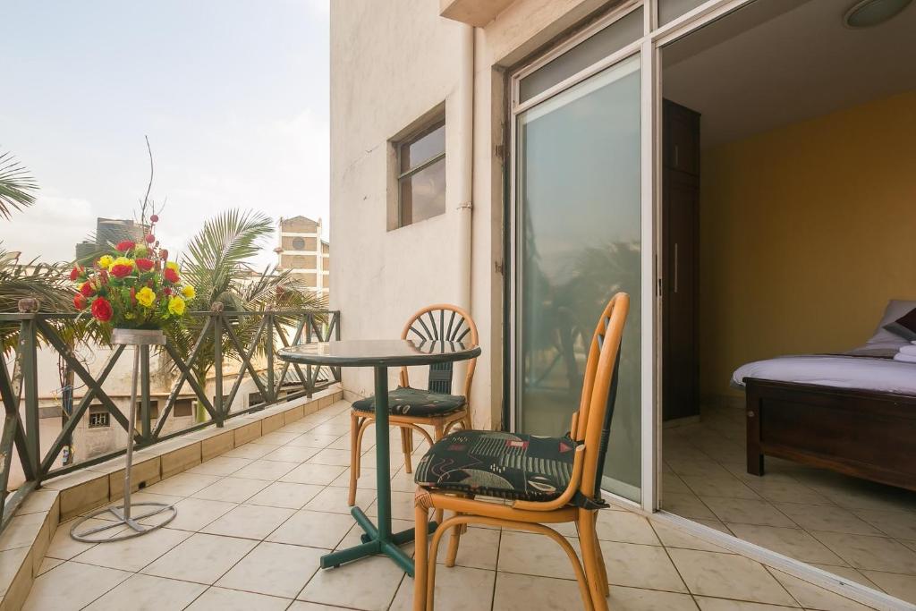 Balkón nebo terasa v ubytování Plus254 Hotel