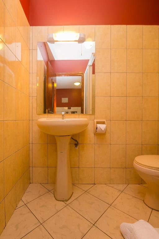 Koupelna v ubytování Plus254 Hotel