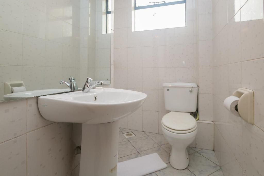 Koupelna v ubytování Plus254 Hotel