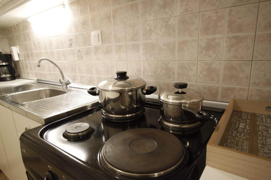 Kuchnia lub aneks kuchenny w obiekcie Comfortable Apartment with Garden - Casa con Vista