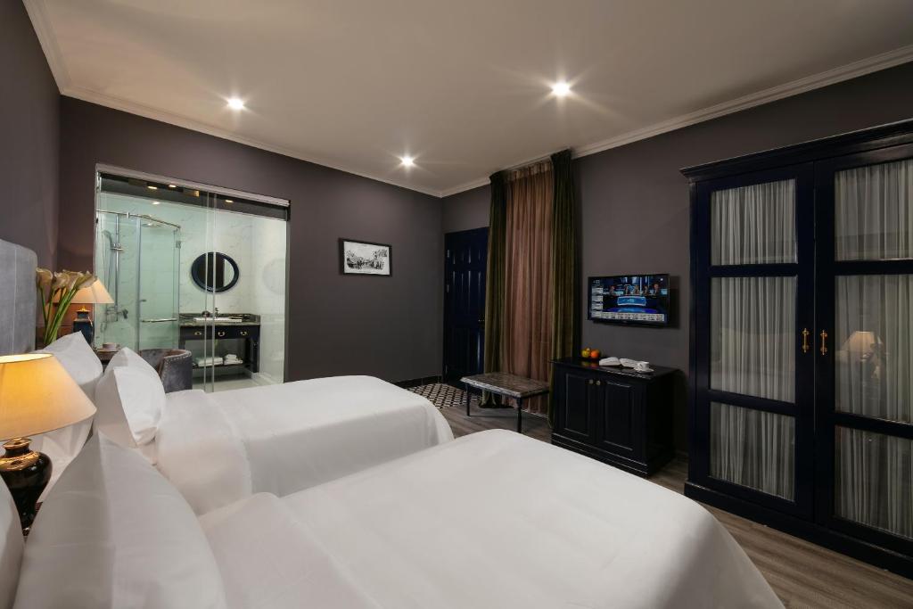 Postel nebo postele na pokoji v ubytování Matilda Boutique Hotel & Spa