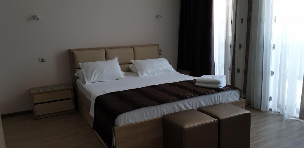 Postel nebo postele na pokoji v ubytování Hotel Solea Beach