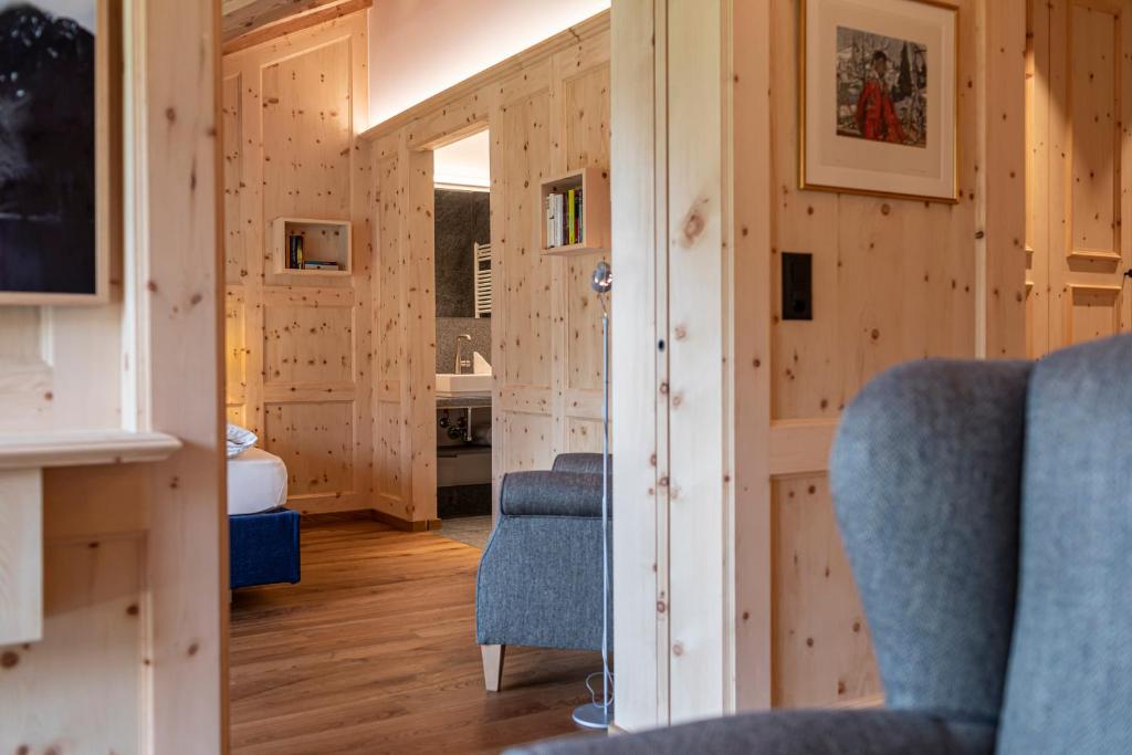 Posezení v ubytování Hotel Chesa Randolina