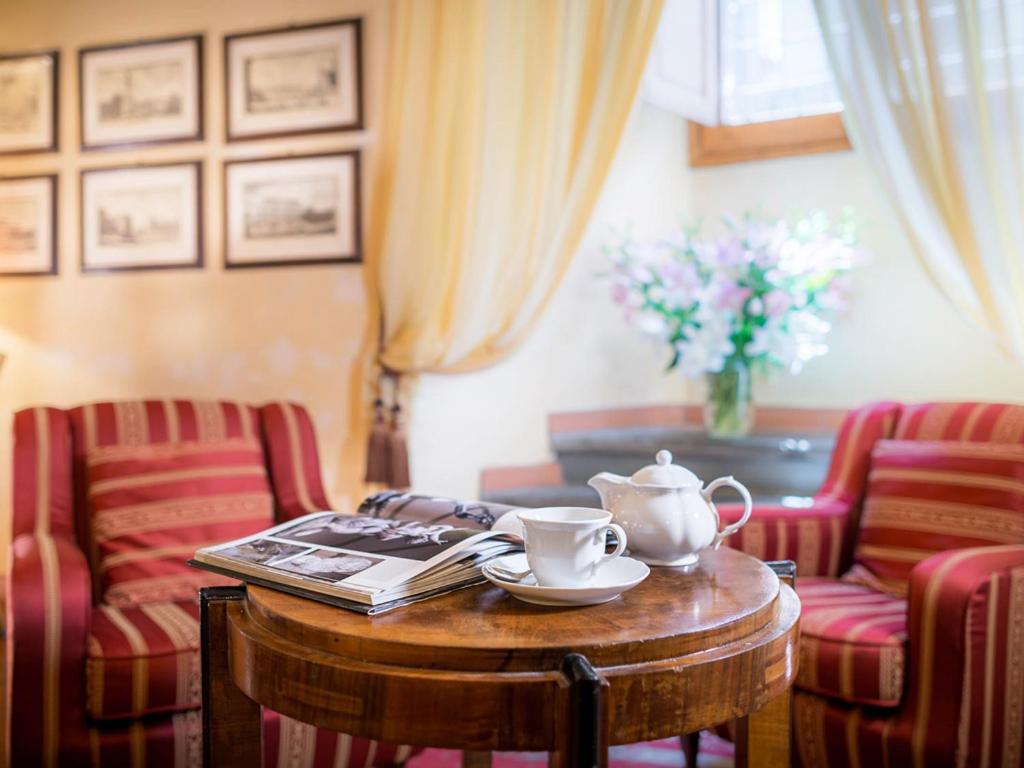 Posezení v ubytování Hotel Palazzo dal Borgo