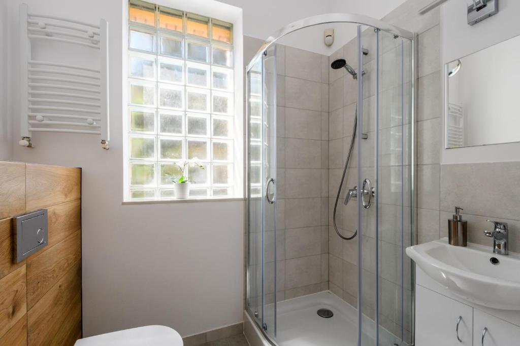 Kúpeľňa v ubytovaní Art Apartments