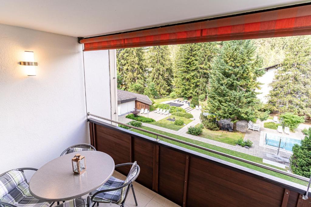 Zahrada ubytování Laax Rancho Family Apartment