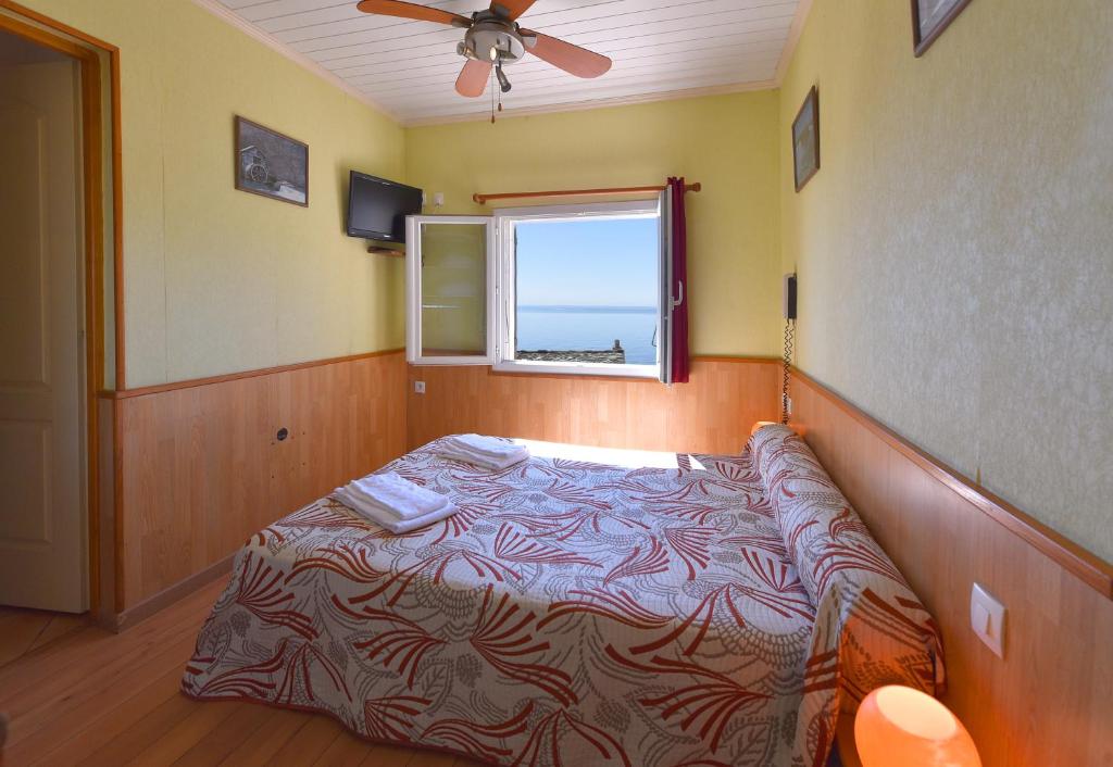 Postel nebo postele na pokoji v ubytování U Patriarcu