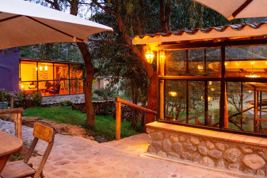 Zahrada ubytování Casa de La Chola