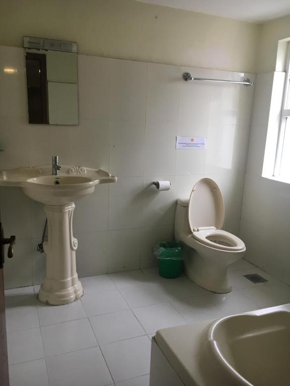 Koupelna v ubytování Hotel Yambu kathmandu