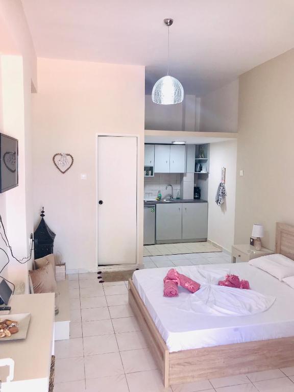 Postel nebo postele na pokoji v ubytování Seaview Apartments
