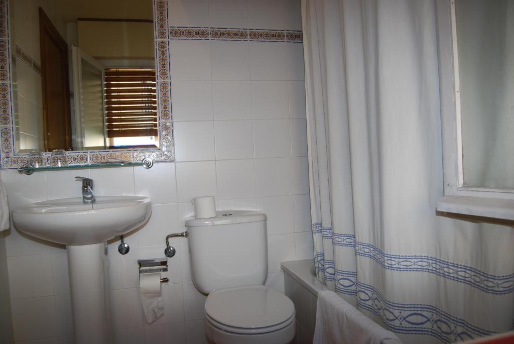 Koupelna v ubytování Hotel A Nieu