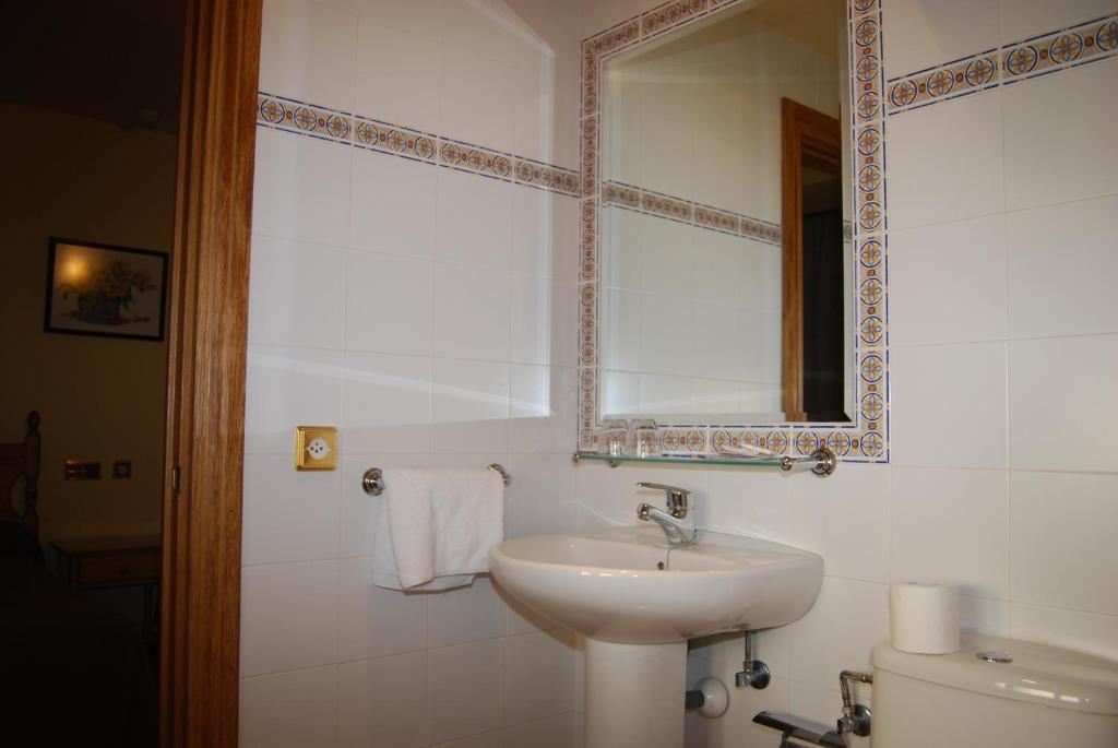 Koupelna v ubytování Hotel A Nieu